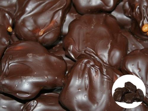 Zachary Dark Chocolate Caramel Peanut Clusters 1 lb. 